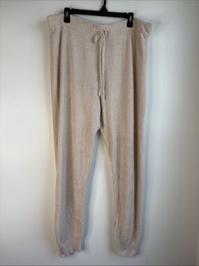 Barefoot Dreams Cozychic Lite Knit Lounge Jogger Pants - Cream